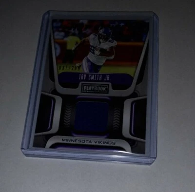 2020 PANINI PLAYBOOK IRV SMITH JR HOT ROUTES /299 VIKINGS - Image 1 of 2