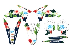 2012-2013 EXC TROPICAL White Senge Graphics Kit compatible con KTM - Imagen 1 de 10