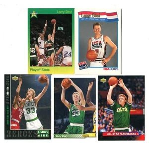 Larry Bird 5 Card Basketball Card Lot HOF BOSTON CELTICS INDIANA STATE (LOT 56) - Picture 1 of 1