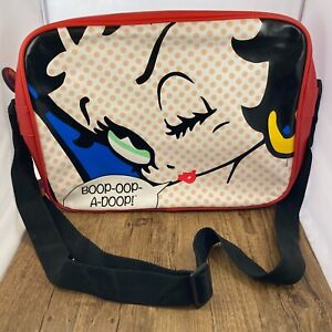Betty Boop Messenger Bag Handbag Purse Pop Art Girl Cartoon 2013 Faux Leather