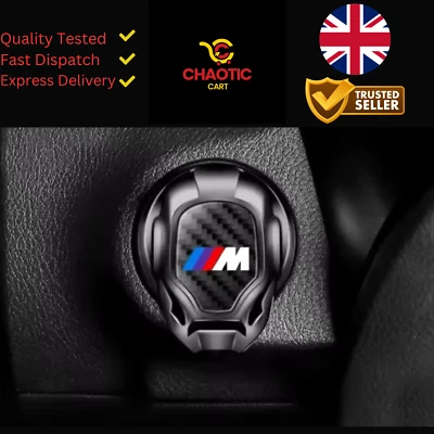 BMW Car Engine Start Stop Switch Button Circle Cover M Sport Performance - Image 1 of 4