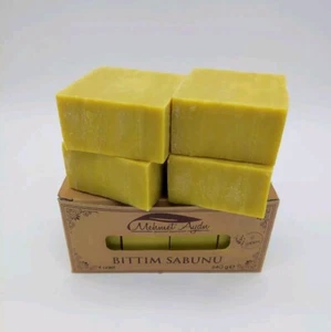 Wild Pistacia Bittim Seife biologisch, natürlich, vegan 4er Packung gesamt 640g - Bild 1 von 8
