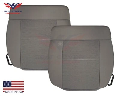 Fundas de asiento para Ford F-150 XLT STX 2004-2006 cabina regular tela gris 2 tonos Foto 1 de 4