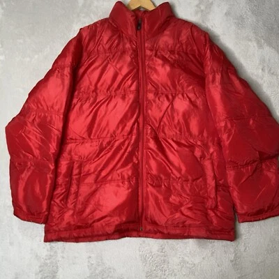 Chaqueta acolchada Southpole para hombre talla XL roja usada forrada abrigo Gorpcore Y2K Foto 1 de 4