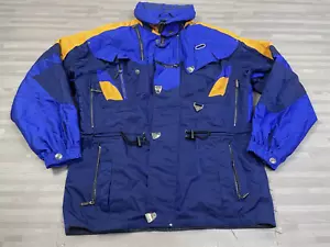 Vintage Spyder USA Azeccula Thinsulate Lite Loft Ski Jacket Coat Mens Large Blue - Picture 1 of 12