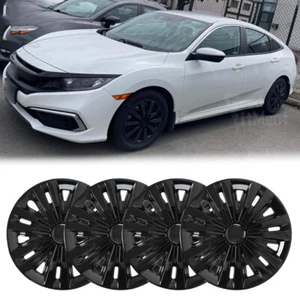 Set of 4 16" Wheel Covers Hubcaps R16 Tire & Steel Rim Snap On For Honda Civic - Picture 1 of 16