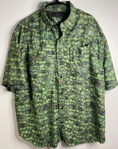 Reel Legends Short Sleeve Shirt Mariner Mens Colorfull Print Size XL RN 76235 - Picture 1 of 5