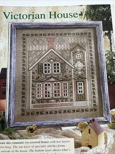 Victorian House Needlework Pattern Pages From Magazine - Picture 1 of 5