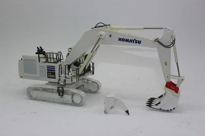 NZG 9992/01 Komatsu PC 1250 White Pala + Fang 1: 50 New+Boxed - Image 1 of 4
