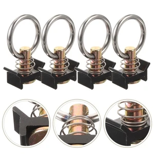 5 Pcs Hanging Ring Accessories Airline Lashing Rail Fittings Track Studs - Picture 1 of 12