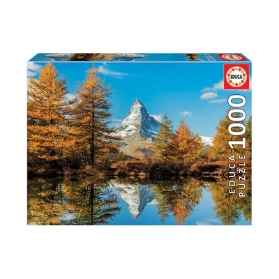 Novo - Educa Matterhorn Mountain no Outono: 1000 Peças - Idades 12+ | 1+ jogadores - Imagem 1 de 2