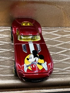 Disney Hot Wheels Mickey Mouse 2008 Fast Felion Diecast Red Sports Car 1:64 - Picture 1 of 8