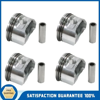 Juego de 4 anillos de pistones de motor para Hyundai Kia G4GC 2000-2012 2,0 L 23410-23710 EE. UU. Foto 1 de 4