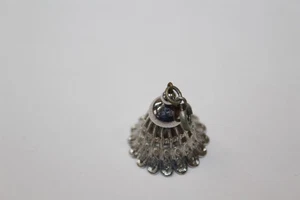 Vintage Retro Style Pendant Lace Bell Charm - Picture 1 of 4