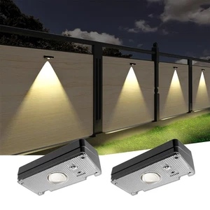 Outdoor Solar Wall Lights, 10 Color Changing LED Spotlights, Warm White/Cool ... - Bild 1 von 4