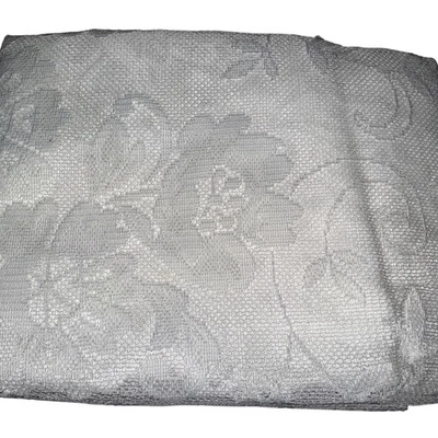 NOVO JCPenney Shari 56x84" Painel Cortina de Janela Floral Renda Branca Fria 56x84 - Imagem 1 de 3