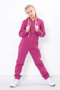 Girls’ Winter Romper – Thick Knit with Fleece & Hood, Warm & Comfortable, Win... - Picture 1 of 12
