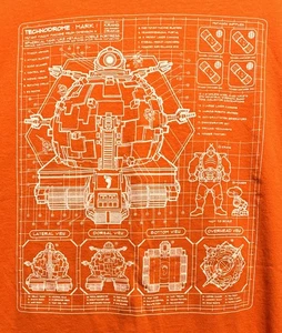 T-Shirt XL Ninja Turtles "Technodrome Mark 1" Lootwear Exclusive T-Shirt - Picture 1 of 3