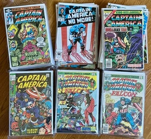 HUGE CAPTAIN AMERICA SILVER/BRONZE/COPPER AGE LOT RUN 128 Total Issues! VG to VF - Picture 1 of 23