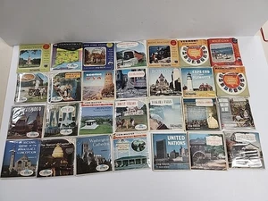 28 Vintage View Master Assorted Reels US States Historic Sites & Viewmaster - Picture 1 of 13