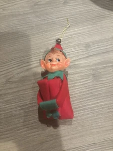 Vintage KNEE HUGGER Weihnachten Pixie Elfe Elfen Filz Japan - Bild 1 von 4