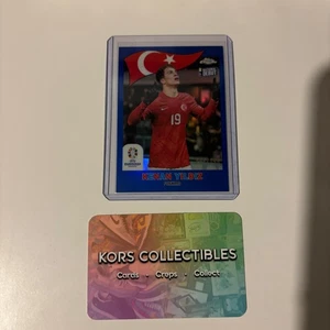 Turkiye KENAN YILDIZ 8/150 - 2024 TOPPS CHROME EURO 2024 NATIONAL DEBUT BLUE - Picture 1 of 2