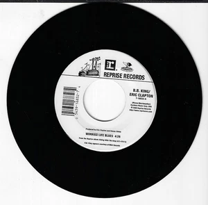 B.B. KING/ERIC CLAPTON WORRIED LIFE BLUES/DAYS OF OLD 45RPM VINYL - Picture 1 of 1