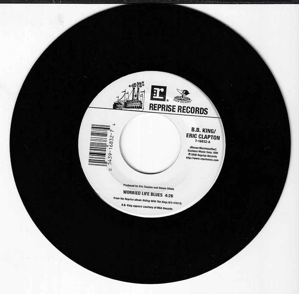 B.B. ВИНИЛ KING/ERIC CLAPTON WORKED LIFE BLUES/DAYS OF OLD 45 ОБ/МИН - Изображение 1 из 1