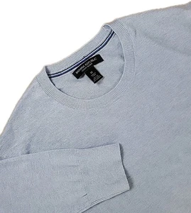 Maglione Banana Republic uomo medio lusso misto seta cashmere cotone pullover - Foto 1 di 10