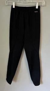 Kerrits Kids' Performance Riding Tight Size 8 Equestrian Knee Patch Pants Black - Picture 1 of 6