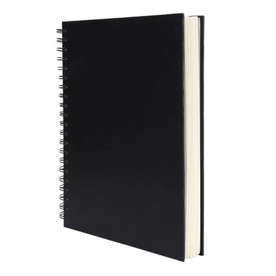 8.5x11inches Hardbound Sketch Book Spiral Bound Sketch Pad 80-Sheets 90gsm Inner - Image 1 of 4