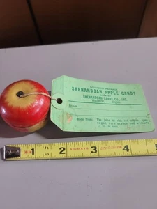Antica scatola caramelle mela anni 40 Shenandoah Candy Co Winchester VA contenitore mailer - Foto 1 di 7