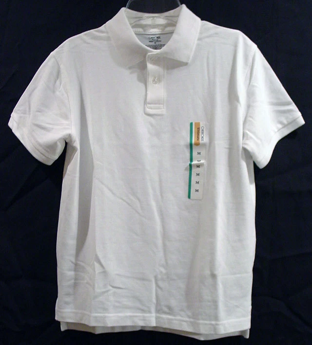 CHEROKEE BOYS WHITE ULTIMATE POLO SHIRT SIZE MEDIUM NEW WITH TAGS - Image 1 of 1