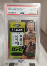 2021 Panini Chronicles UFC Conor McGregor Optic Contenders Season Ticket