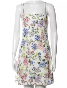 New Alice and Olivia Dress Size 14 Trixie Gardena Floral Mini CC004P03507 - Picture 1 of 8