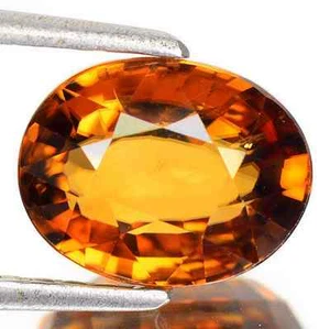 4.59 cts Natural Oval-cut TopFire-luster Brown VVS/IF beautiful Zircon(Cambodia) - Picture 1 of 8