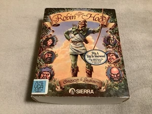 The Legend Of Robin Hood Conquests Of The Longbow PC Big Box 91 Sierra COMPLETE - Picture 1 of 16