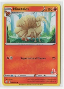 Pokemon Battle Academy - Ninetales 030/264 Cinderace Stamp #23 - Imagen 1 de 1