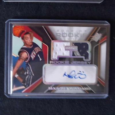 2006-07 SPx Rookie Auto Jersey /1199 Marcus Williams #141 Rookie Auto RC - Image 1 of 2