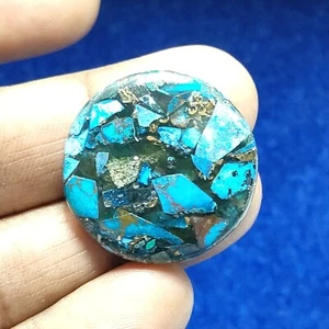 Azul Cobre Turquesa Natural Turquesa Cabujón Piedra Suelta 31 ct ME-13414 - Imagen 1 de 4