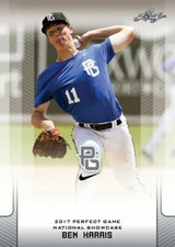 BEN HARRIS 2017 LEAF "1ST EVER PRINTED" PERFECT GAME ROOKIE CARD #173! 