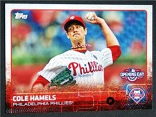2015 Topps Opening Day #153 Cole Hamels - NM-MT