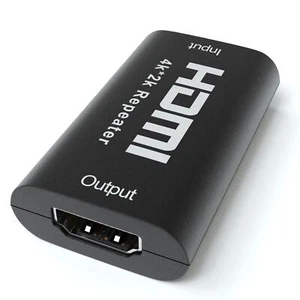 4K HDMI Repeater Signal Verstärker UHD 2160P 3D 1080P Kunststoff bis zu max 40m - Bild 1 von 6