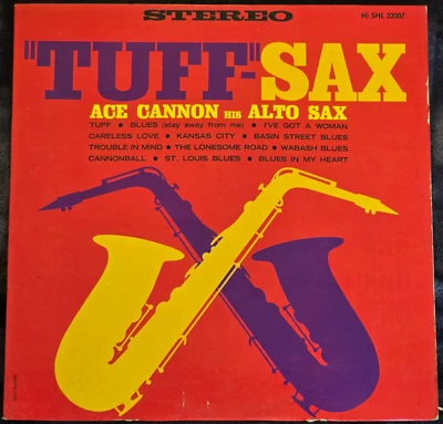 ACE CANNON ~ TUFF-SAX ~ LP 1962 ~ VG+/VG+ Foto 1 de 4