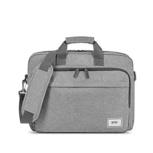 Solo - Re:New Recycled Briefcase for 15.6" Laptop - Heathered Gray - Picture 1 of 4