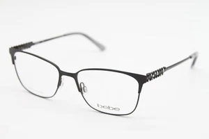 NEU BEBE BB5155 001 02/21 JET BLACK AUTHENTISCHE BRILLE 53-16 - Bild 1 von 4