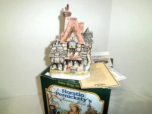 1993 David Winter Cottages Horatio Pernickety's Amorous Intent LE #4465 of 9990 - Picture 1 of 12
