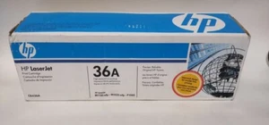 HP CB436A LASERJET P1505n BLACK TONER CARTRIDGE GENUINE OEM NEW IN PACKAGE - Picture 1 of 4