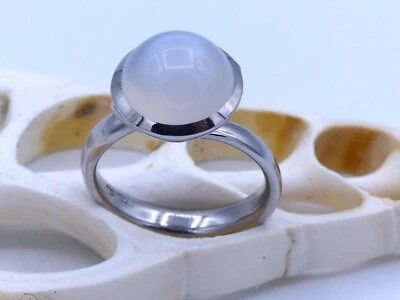 Tamara Comolli Mondstein Ring in 750 Weißgold; RG:54 - Bild 1 von 4