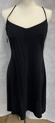 Vestido Escada Margaretha Ley Vintage Correa Espagueti LBD Años 90 Sexo en la Ciudad Foto 1 de 4